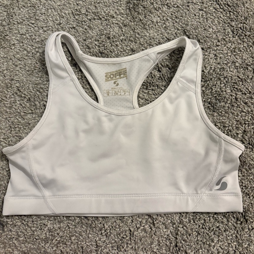 Soffe Women's White Sports Bra